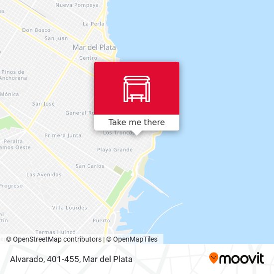 Alvarado, 401-455 map