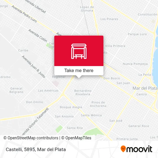 Castelli, 5895 map