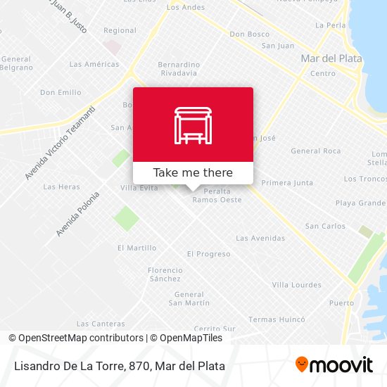 Lisandro De La Torre, 870 map
