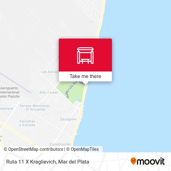 Ruta 11 X Kraglievich map