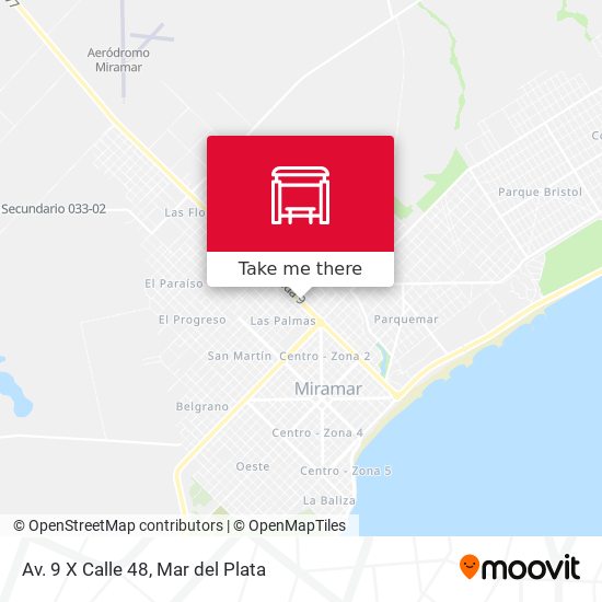 Mapa de Av. 9 X Calle 48