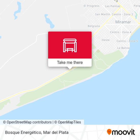 Bosque Energético map
