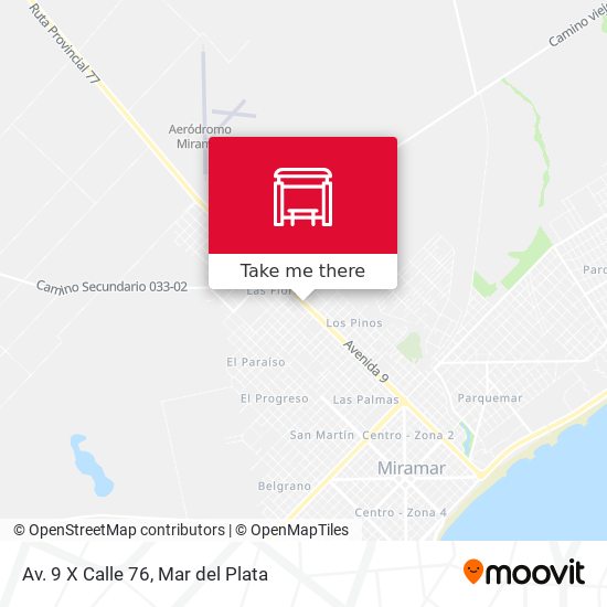 Mapa de Av. 9 X Calle 76