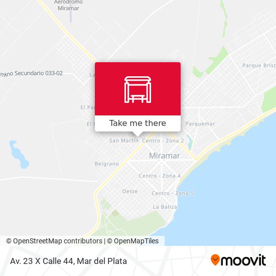 Av. 23 X Calle 44 map