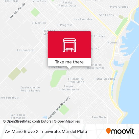 Mapa de Av. Mario Bravo X Triunvirato