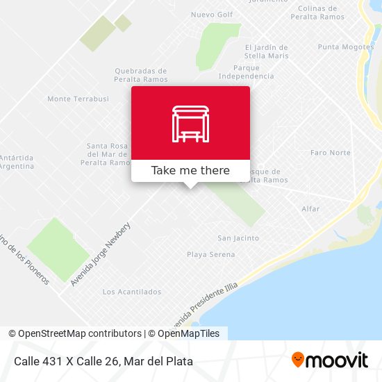 Calle 431 X Calle 26 map