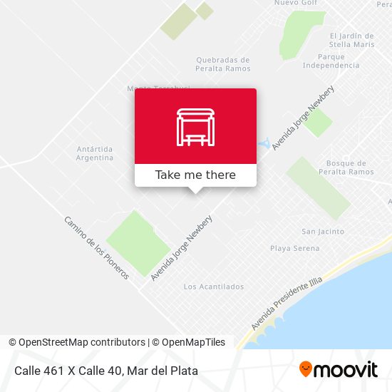 Calle 461 X Calle 40 map