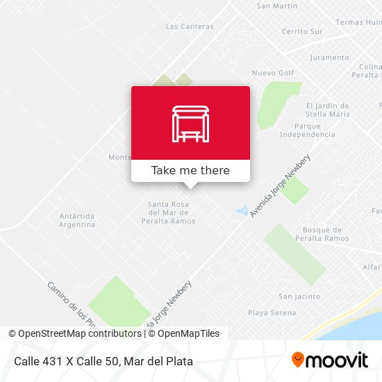 Mapa de Calle 431 X Calle 50