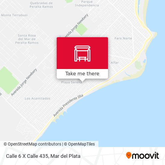 Mapa de Calle 6 X Calle 435