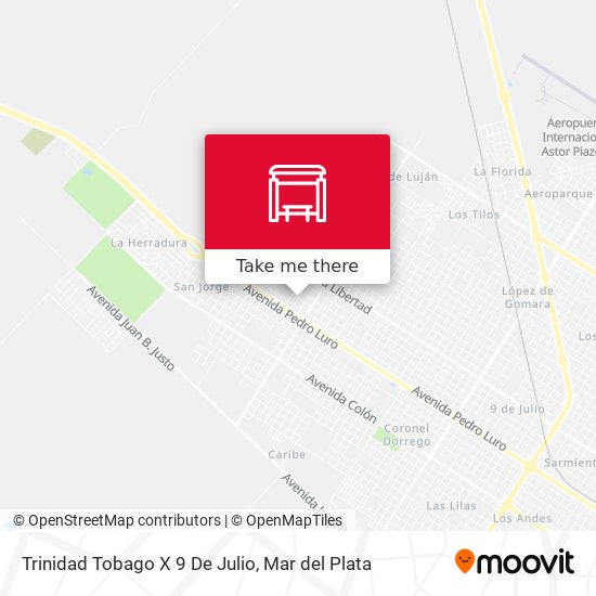 Mapa de Trinidad Tobago X 9 De Julio