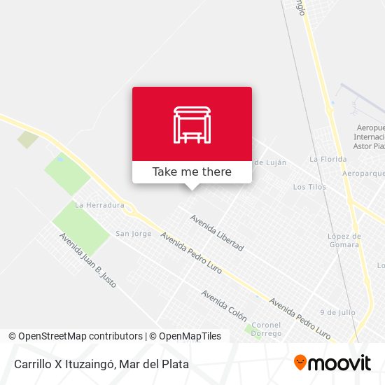 Carrillo X Ituzaingó map