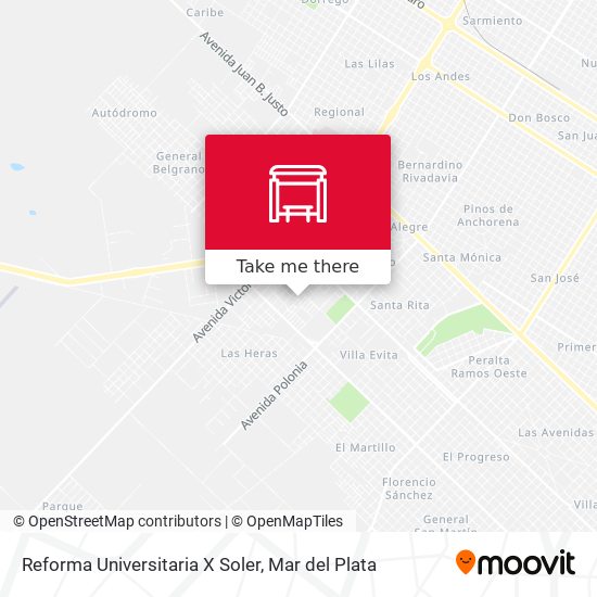 Reforma Universitaria X Soler map