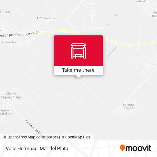 Valle Hermoso map