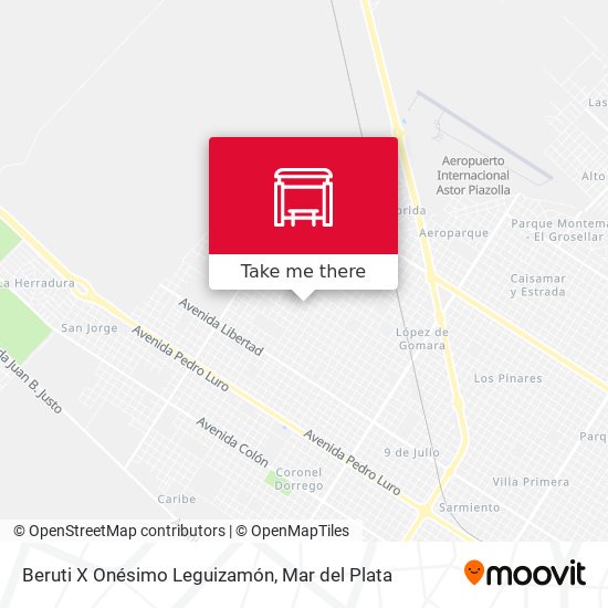 Beruti X Onésimo Leguizamón map
