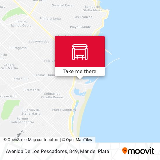 Mapa de Avenida De Los Pescadores, 849