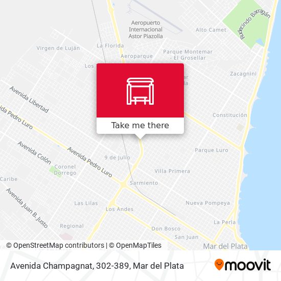 Avenida Champagnat, 302-389 map