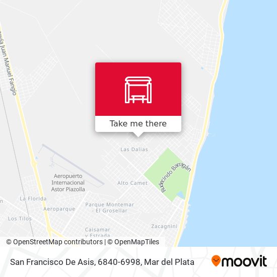 Mapa de San Francisco De Asis, 6840-6998