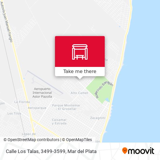 Mapa de Calle Los Talas, 3499-3599