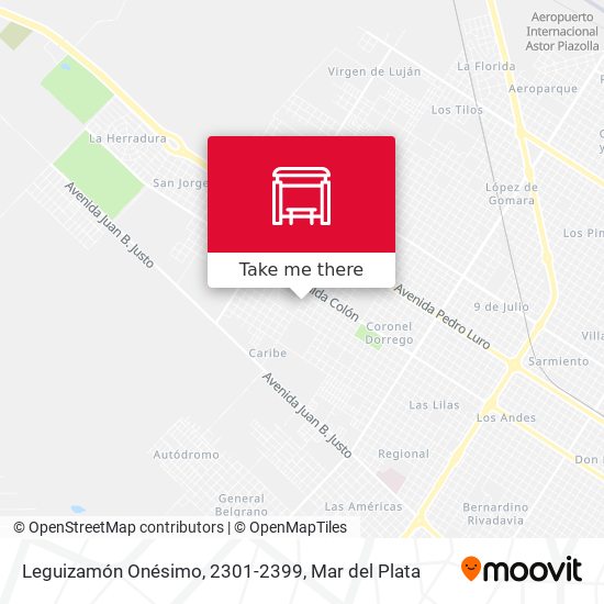 Leguizamón Onésimo, 2301-2399 map