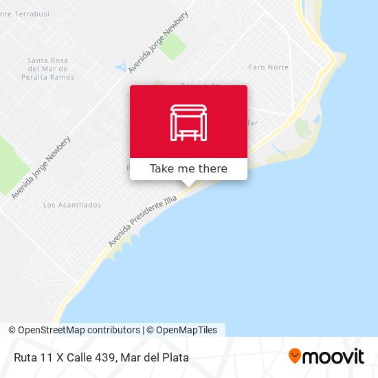 Ruta 11 X Calle 439 map