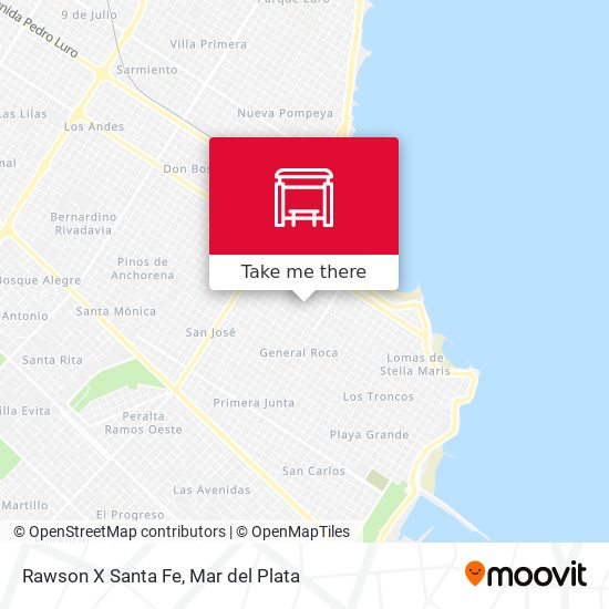 Mapa de Rawson X Santa Fe