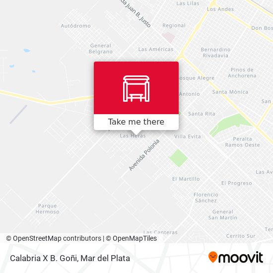 Mapa de Calabria X B. Goñi