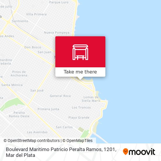 Boulevard Maritimo Patricio Peralta Ramos, 1201 map