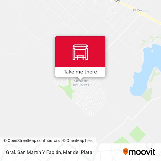 Mapa de Gral. San Martín Y Fabián