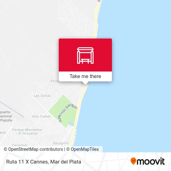Ruta 11 X Cannes map