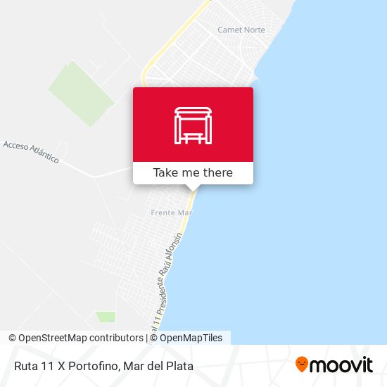 Mapa de Ruta 11 X Portofino