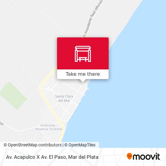 Mapa de Av. Acapulco X Av. El Paso