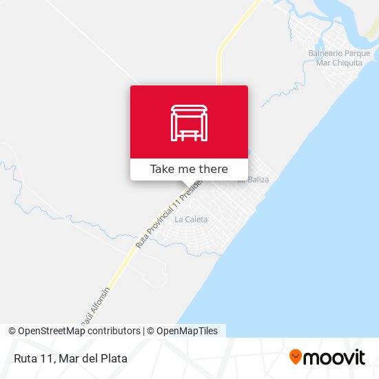 Mapa de Ruta 11