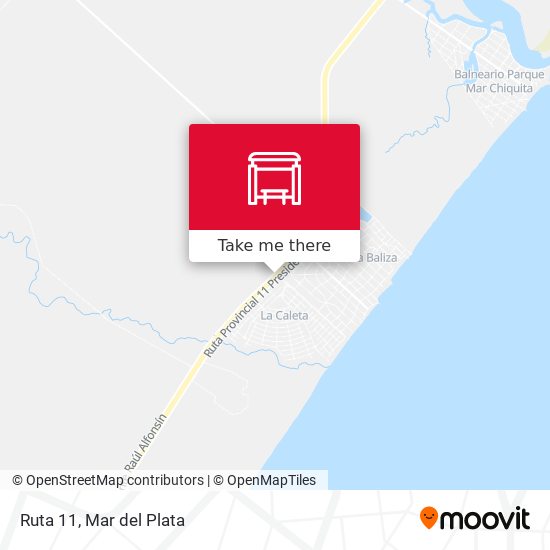 Mapa de Ruta 11