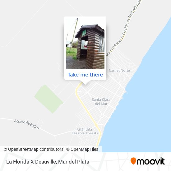 La Florida X Deauville map