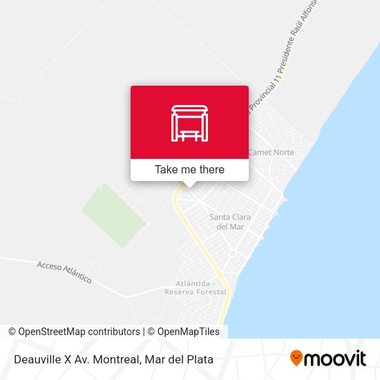 Deauville X Av. Montreal map