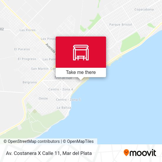 Av. Costanera X Calle 11 map