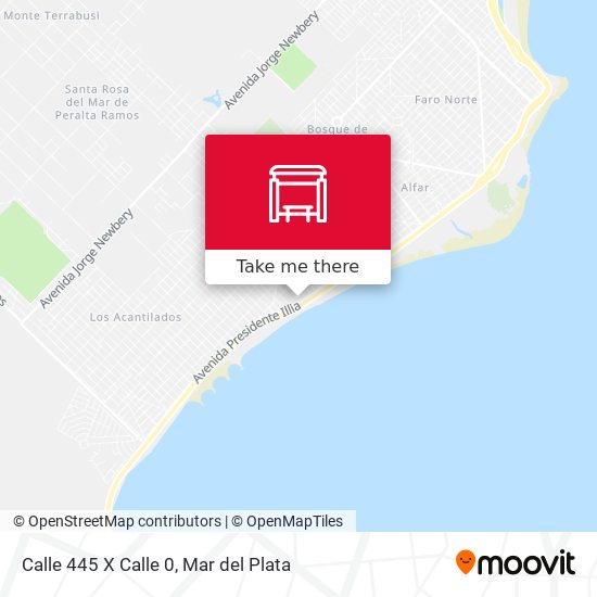 Calle 445 X Calle 0 map