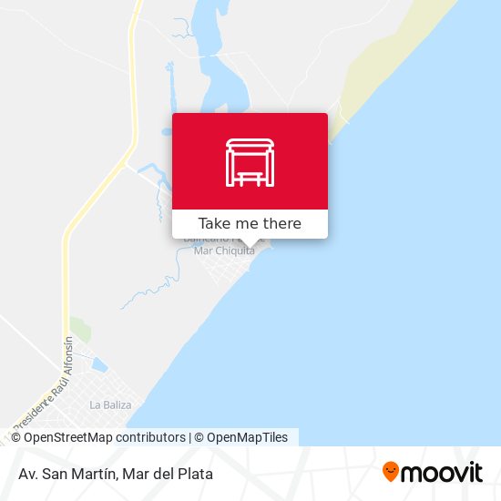 Av. San Martín map