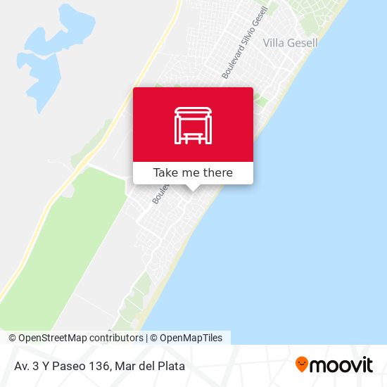 Mapa de Av. 3 Y Paseo 136