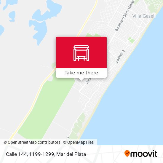 Mapa de Calle 144, 1199-1299