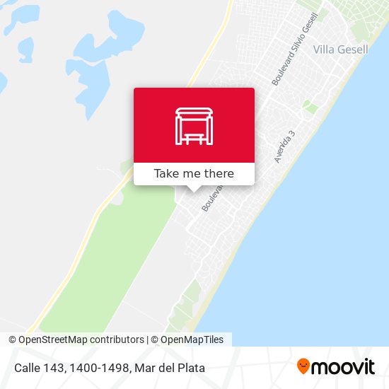 Mapa de Calle 143, 1400-1498