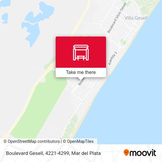 Mapa de Boulevard Gesell, 4221-4299