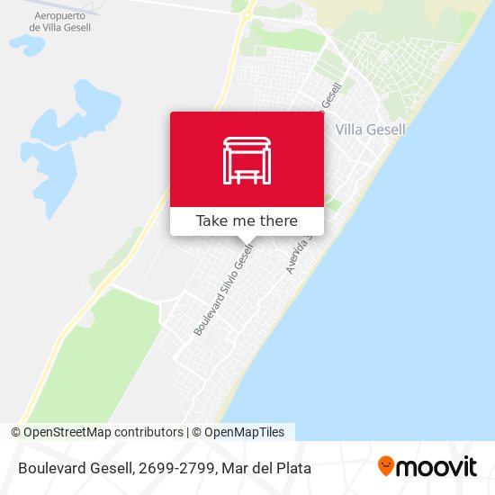 Boulevard Gesell, 2699-2799 map