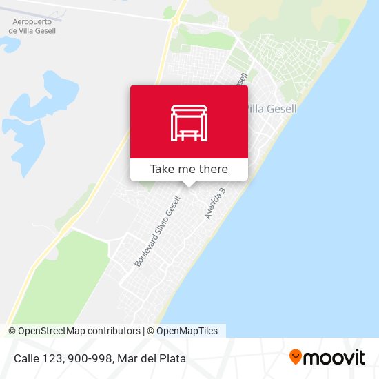 Mapa de Calle 123, 900-998
