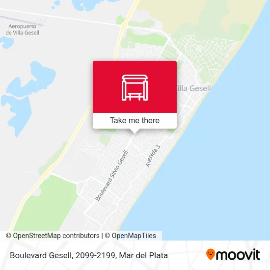 Mapa de Boulevard Gesell, 2099-2199