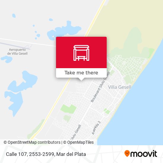 Calle 107, 2553-2599 map