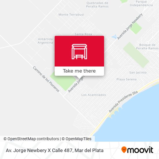 Av. Jorge Newbery X Calle 487 map
