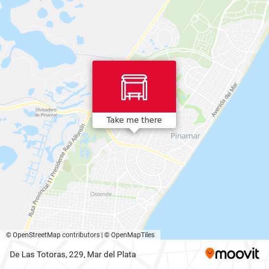 De Las Totoras, 229 map