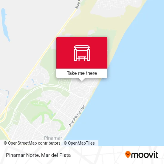 Pinamar Norte map