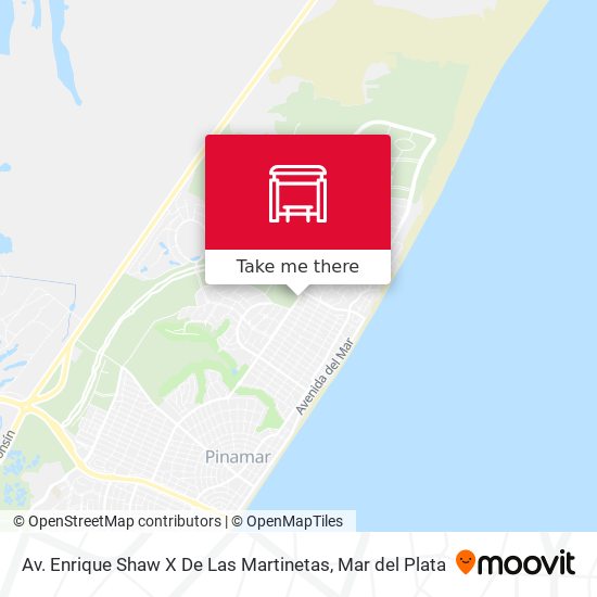 Av. Enrique Shaw X De Las Martinetas map